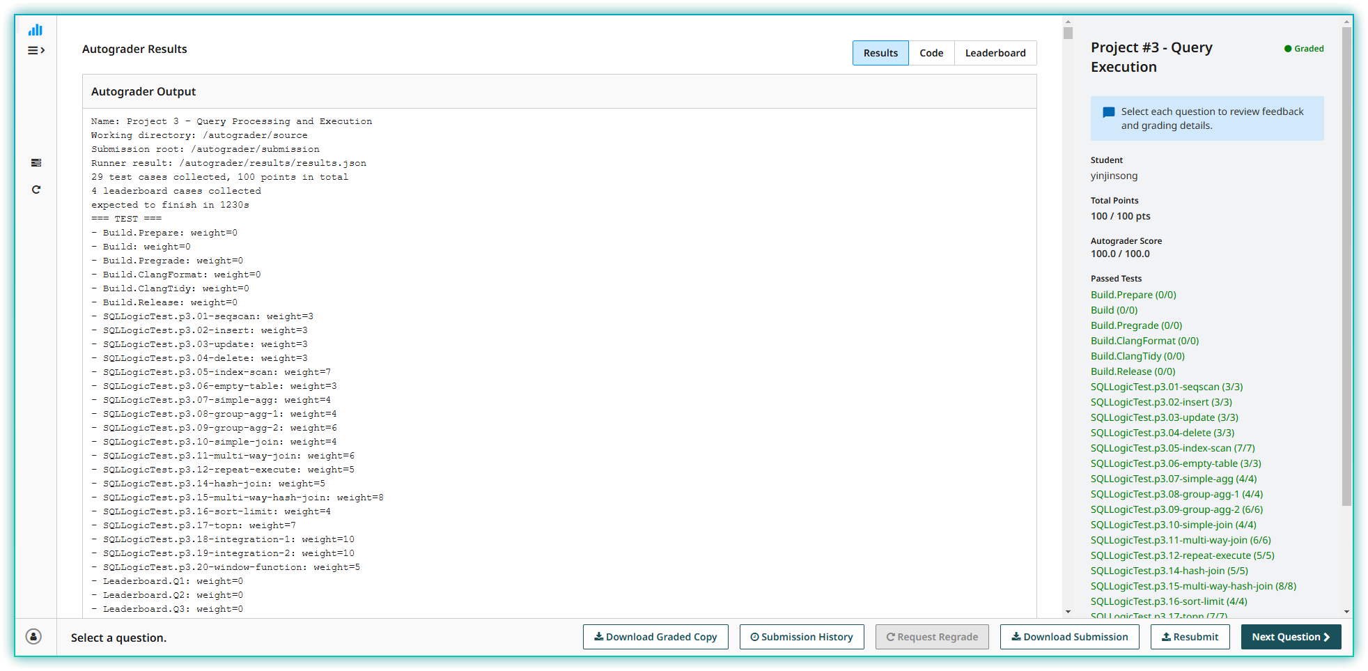 Project3-LeaderBoard